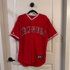 Majestic Red Baseball Jersey